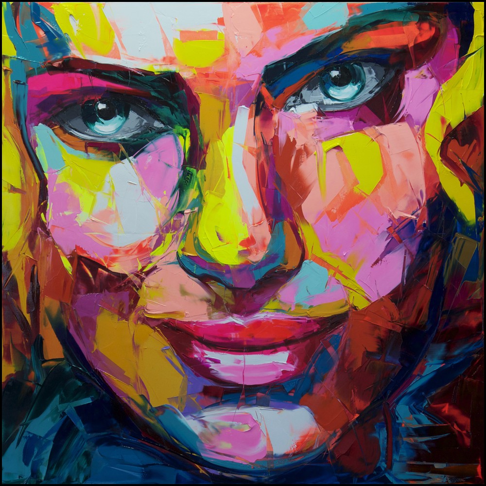 Francoise Nielly Portrait Palette Painting Expression Face160